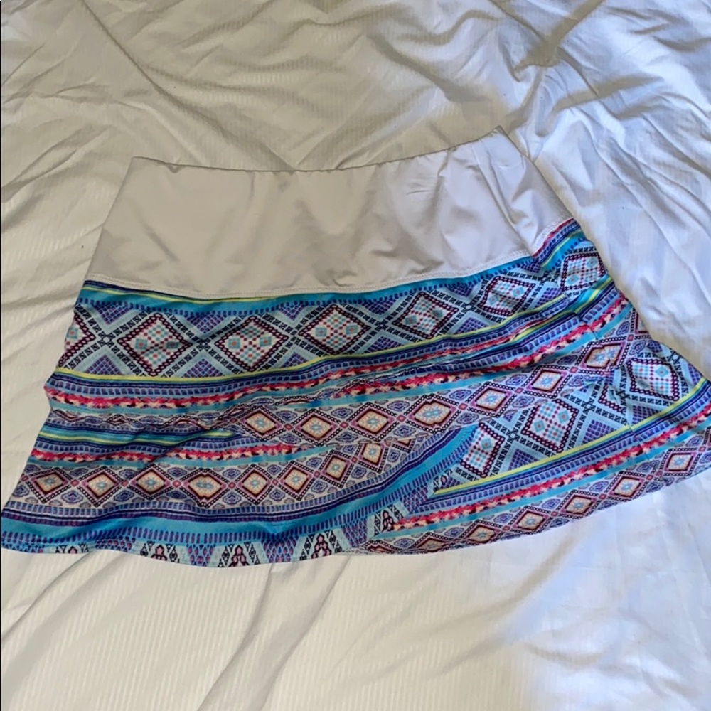 Lucky in Love Cute Patterned Tennis Skirt